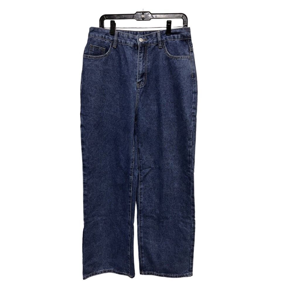 ACR) Women's Jeans‎ Size 32x30 Blue Tapered High Rise Medium Wash Cotton Mom
